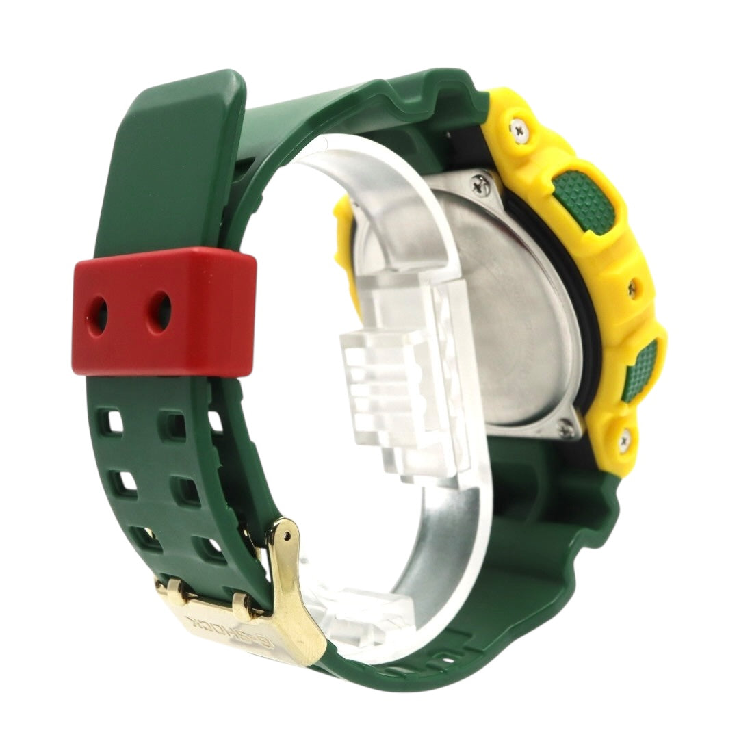 【未使用級/電池交換済】カシオ G-SHOCK GA-110RF ラスタファリアン 腕時計 メンズ アナデジ イエロー グリーン レッド ラスタカラー 20気圧防水 耐磁 JIS1種 耐衝撃構造 ストリート カジュアル ビッグケース クリーニング済み G5