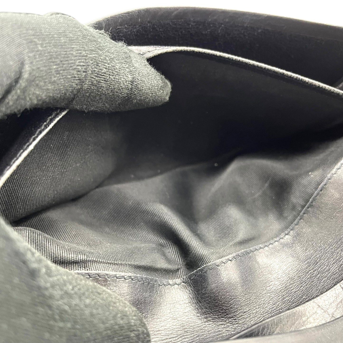 グッチ GUCCI 二つ折り 長財布 黒 ブラック キャンバス レザー ゴールド金具 ロゴ 総柄 メンズ レディース M5