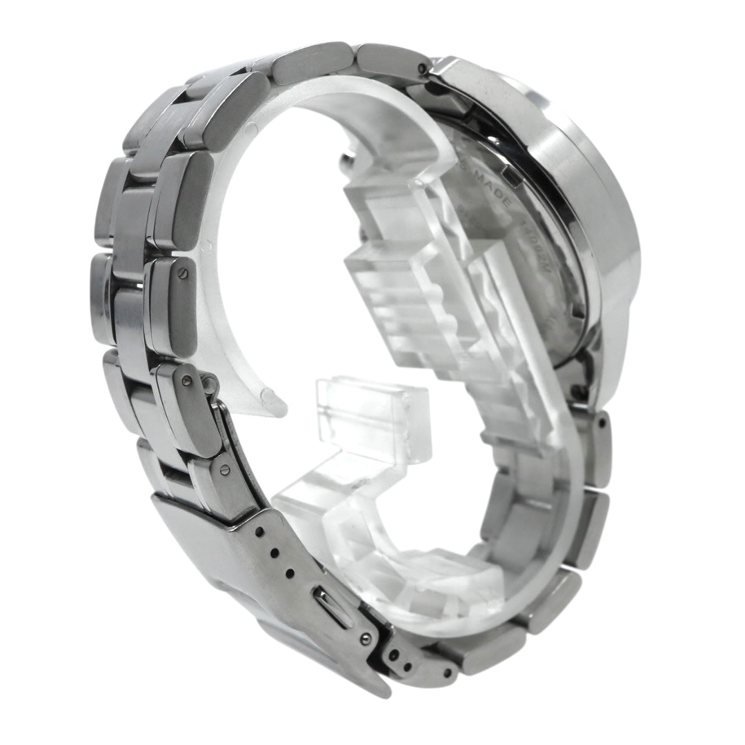 【電池交換済】スイスミリタリー ハノワ 腕時計 06-5219 クロノグラフ メンズ クオーツ シルバー文字盤 デイト表示 アナログ ローマンインデックス ビジネス カジュアル スポーツ エレガント スイス製 クリーニング済み G3