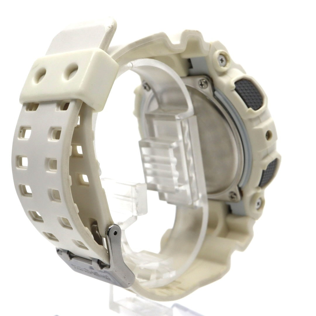 【美品/クリーニング済】カシオ G-SHOCK 腕時計 GA-110RG メンズウォッチ デジアナ アナデジ クォーツ ホワイト ブラック ゴールド ストリート カジュアル 耐衝撃構造 20気圧防水 稼働品 G7
