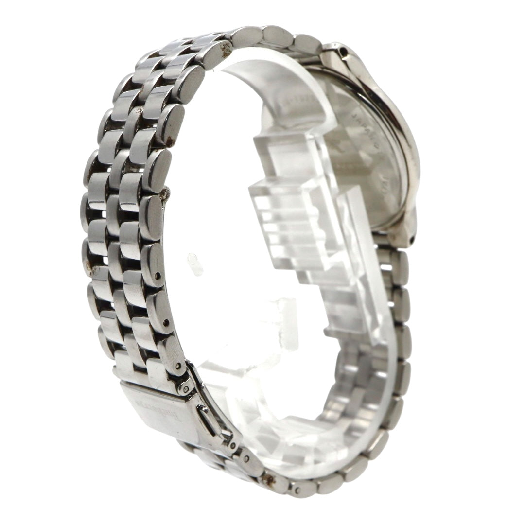 美品 電池交換済 クリーニング済 バーバリー Burberrys 腕時計 5530-F52339 メンズウォッチ クォーツ ネイビー文字盤 シルバー ステンレススチール ホースロゴ クラシック ヴィンテージ エレガント ドレスウォッチ ビジネス 稼働品 G3