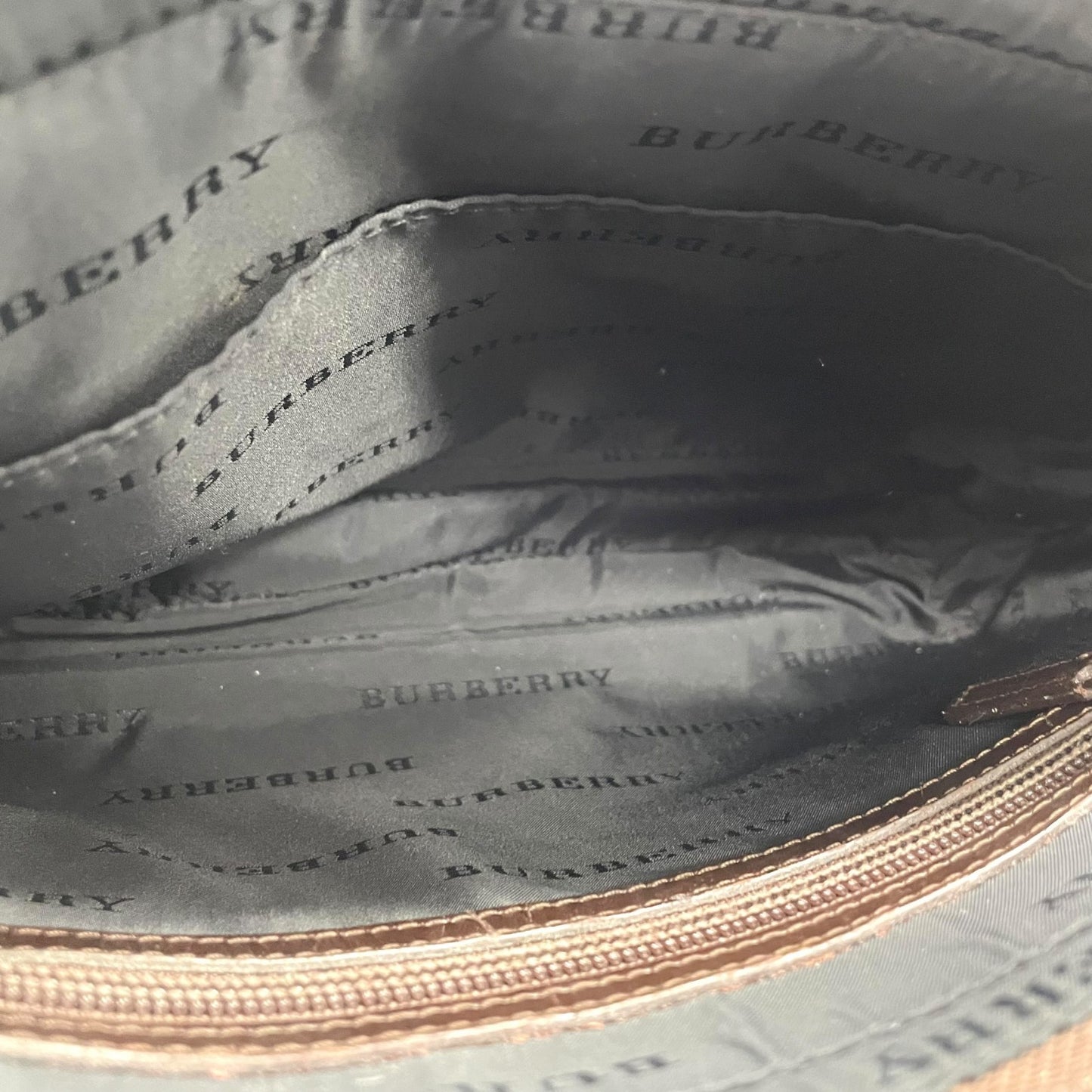 美品 バーバリー BURBERRY ショルダーバッグ ノバチェック ベージュ 茶色 ブラウン キャンバス レザー K3