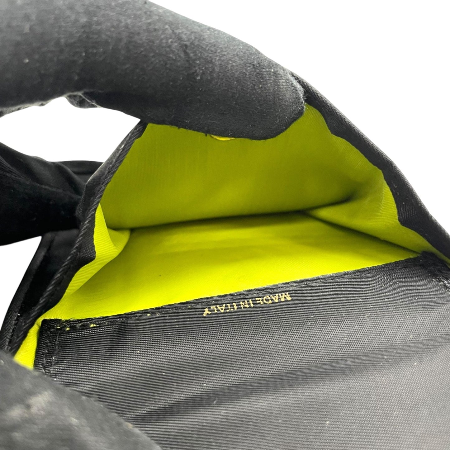 美品 ジバンシィ GIVENCHY ジバンシー 二つ折り財布 ナイロン Gロゴ 黒 ブラック 金金具 ゴールド金具 ヴィンテージ 6