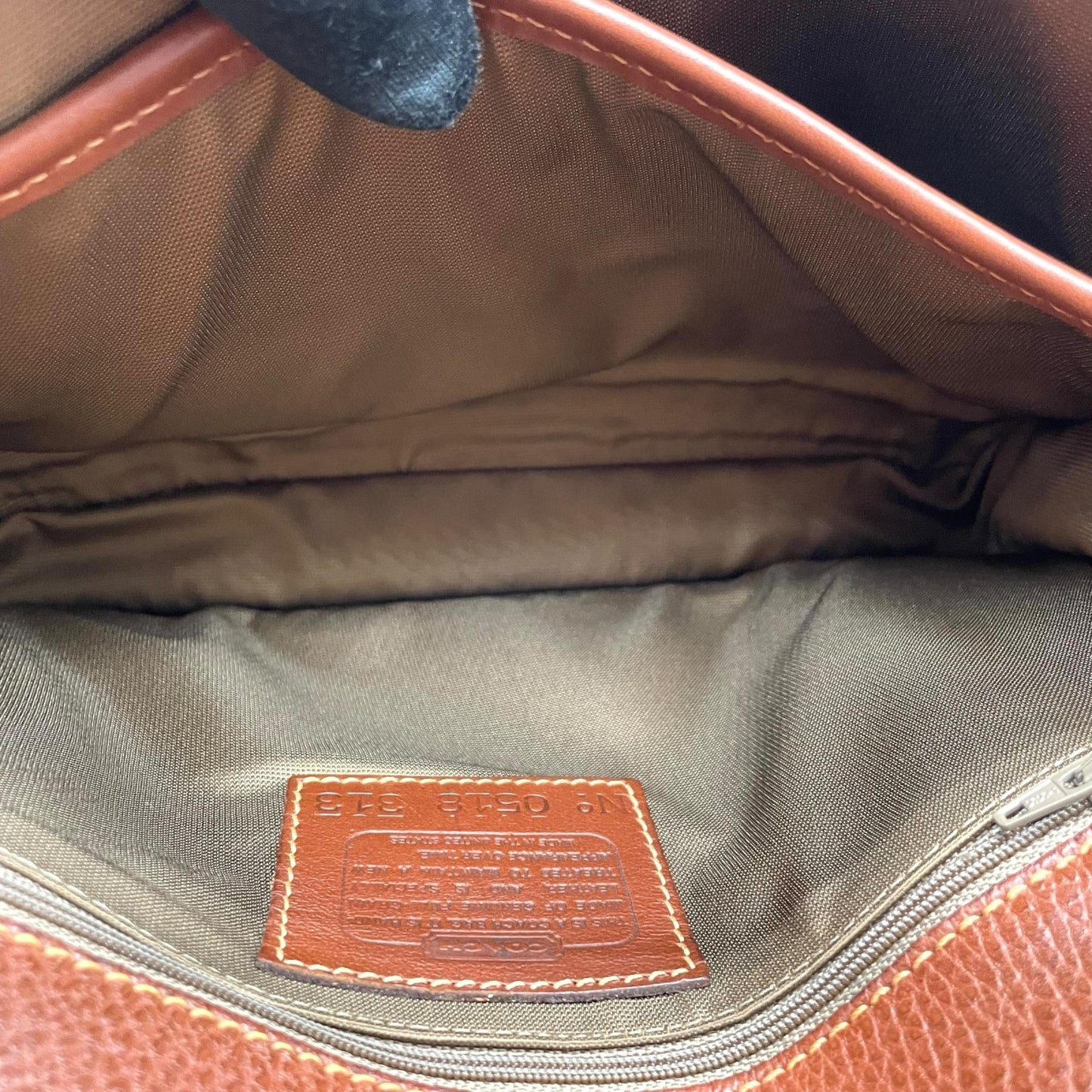 コーチ COACH ショルダーバッグ ターンロック 313 レザー 茶色 ブラウン 金金具 ゴールド金具 ヴィンテージ調 クラシックデザイン U16