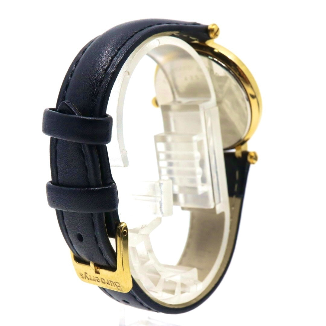 BURBERRY バーバリー 腕時計 ゴールド クオーツ ホワイト文字盤【中古】 ユニセックス