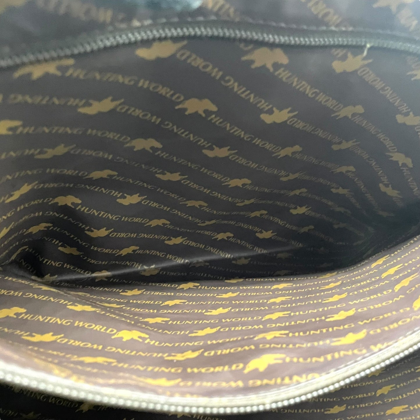 ハンティングワールド HUNTING WORLD トートバッグ ブリーフケース キャンバス レザー A4収納可能 ベージュ 茶色 ブラウン T8