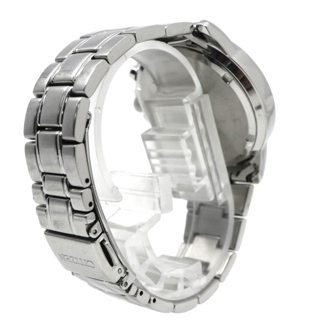 citizen シチズン クオーツ クロノグラフ 腕時計 0510-K002320 ブラック文字盤 ステンレススチール 10気圧防水 メンズ G8