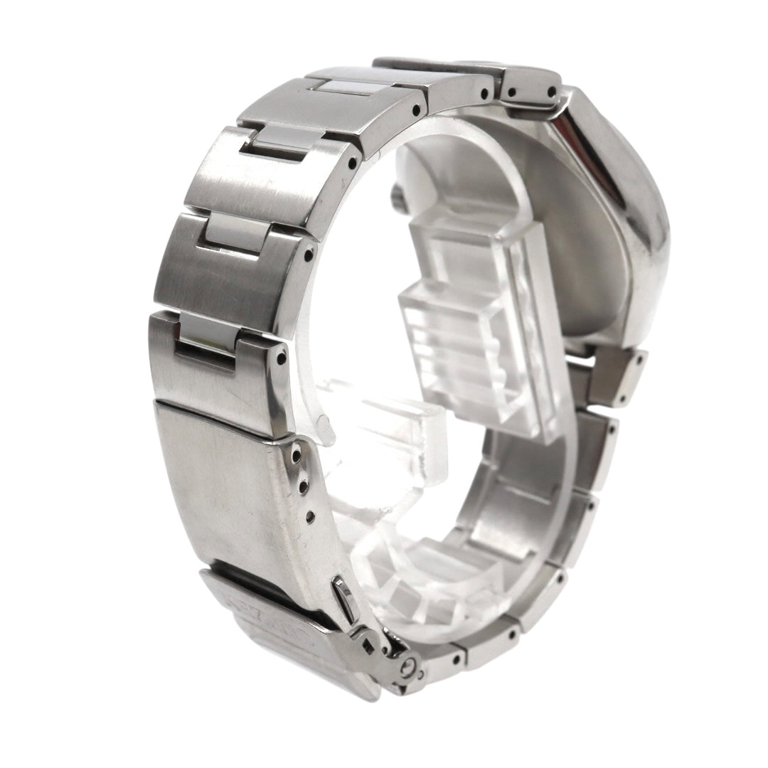 【美品/稼働品】シチズン チッタ Citta エコドライブ 腕時計 A160-H15696 メンズ ソーラー デイト ブラック文字盤 シルバー ステンレス ビジネス カジュアル シンプル ファッション ウォッチ G10 citizen