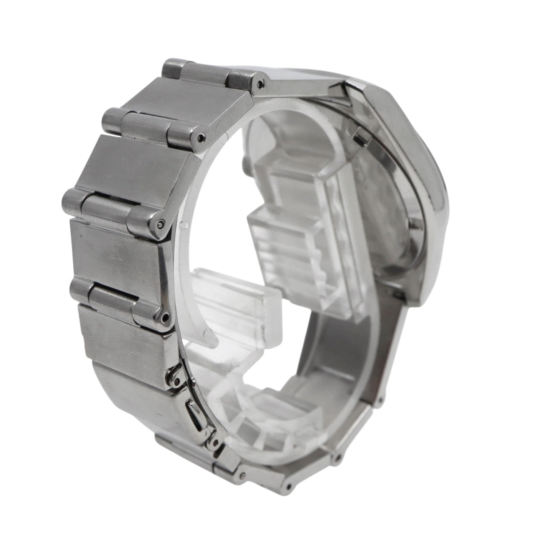 ポールスミス クローズドアイズ 腕時計 メンズ クォーツ ブルー文字盤 シルバー ステンレス シンプル ビジネス ドレスウォッチ アナログ 電池交換済み 稼働品 上品 フォーマル オフィス スタイリッシュ 銀 青 洗練 定番 人気モデル 10気圧防水 G10