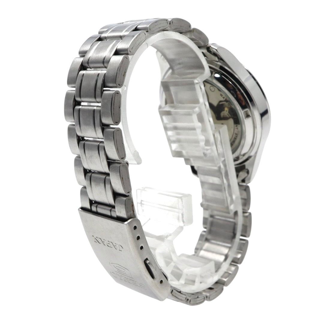 SEIKO セイコー 5 自動巻き メンズ腕時計 ブラウン文字盤 デイデイト ステンレス 裏スケルトン 7S26 Made in Japan G11