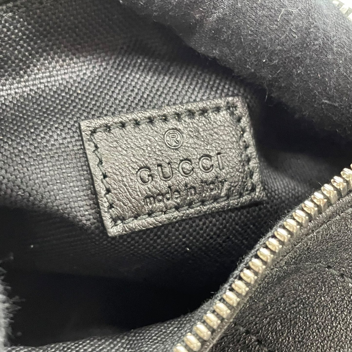 新品同様 GUCCI グッチ ブロンディ ミニバッグ ハンドバッグ レザー 本革 ブラック 黒 760170 インターロッキング GG シルバー金具 レディース A