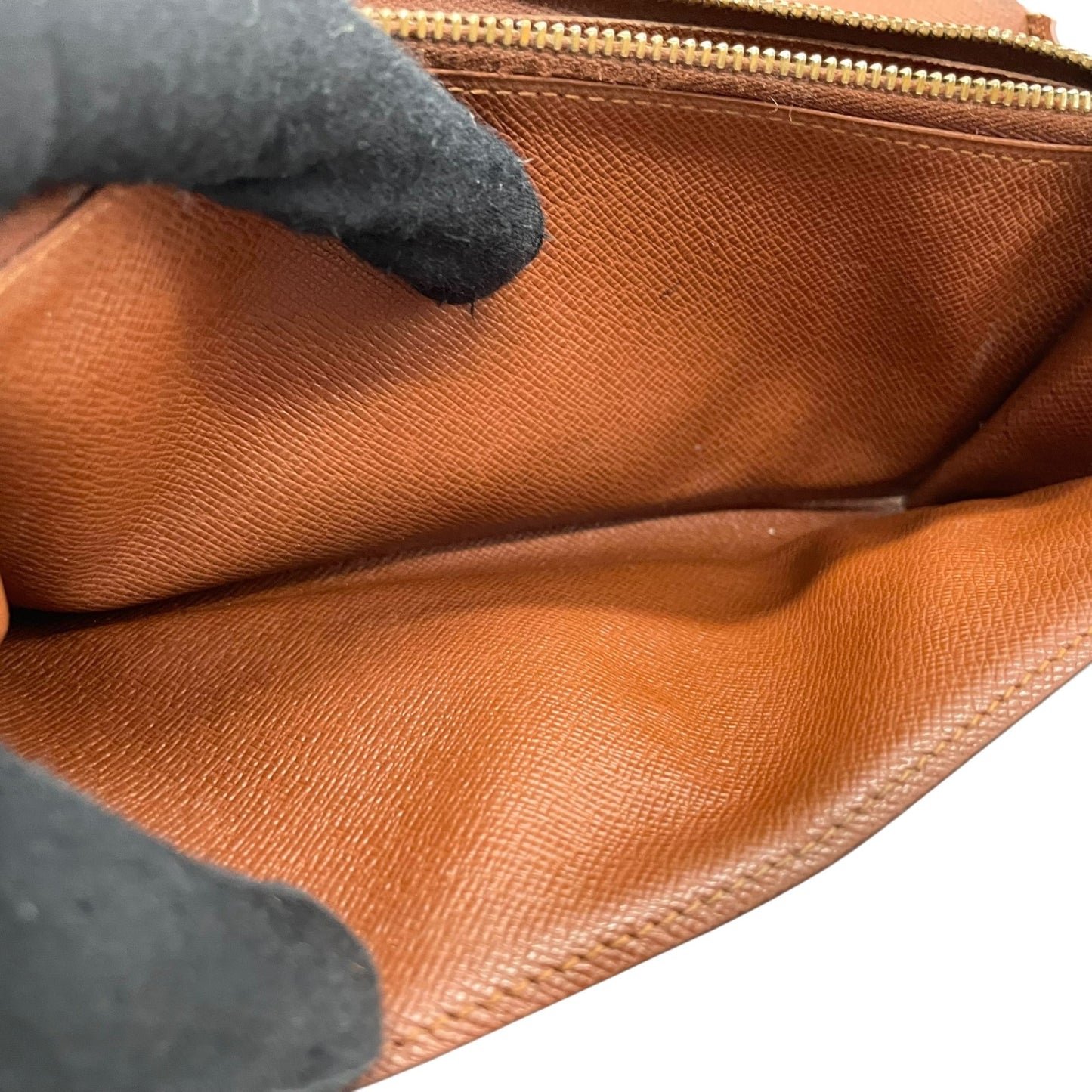 LOUIS VUITTON ルイヴィトン モノグラム ポシェット ポルトモネ クレディ 長財布 二つ折り ファスナー M61726 茶 ブラウン PVC レザー メンズ レディース W3