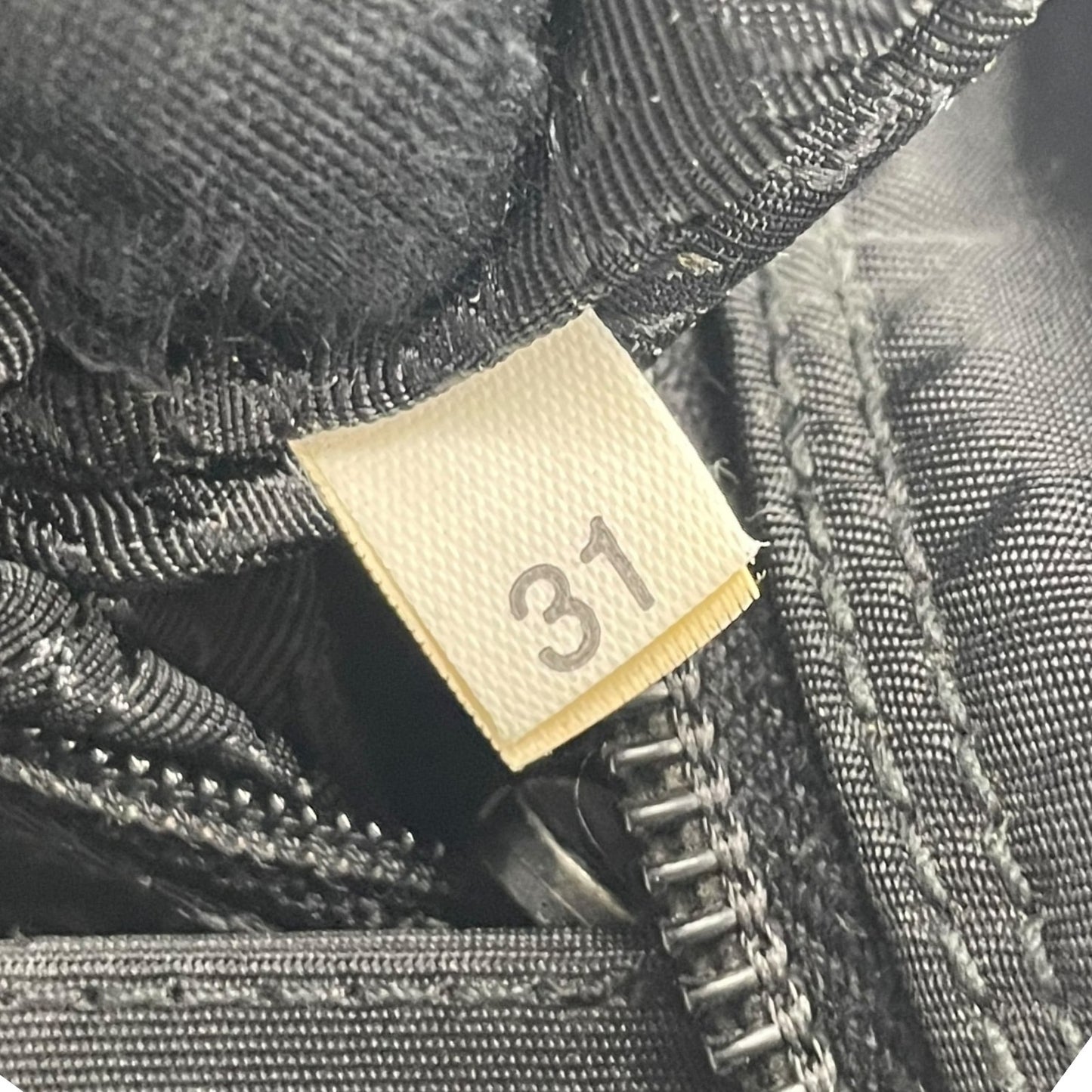 Authentic PRADA Shoulder Bag Triangle Logo Nylon Leather Black Silver Hardware BT0166