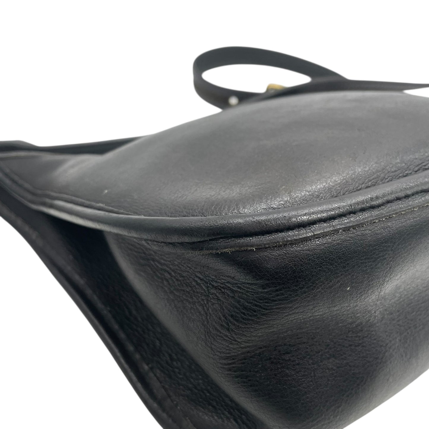 希少 90's OLD COACH オールドコーチ 9950 ショルダーバッグ マシューヒーリー ゴールド金具 黒 ブラック ユニセックス ヴィンテージ 斜め掛け レザー A1