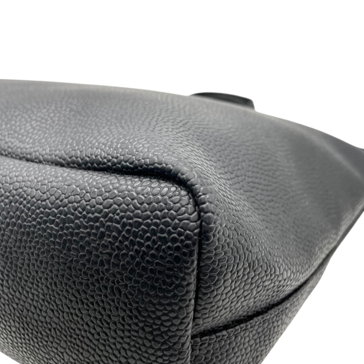 美品 エルベシャプリエ Herve Chapelier トートバッグ GPライン ブラック 黒 コーテッドキャンバス レザー調 シンプル 上品 バッグ レディース A