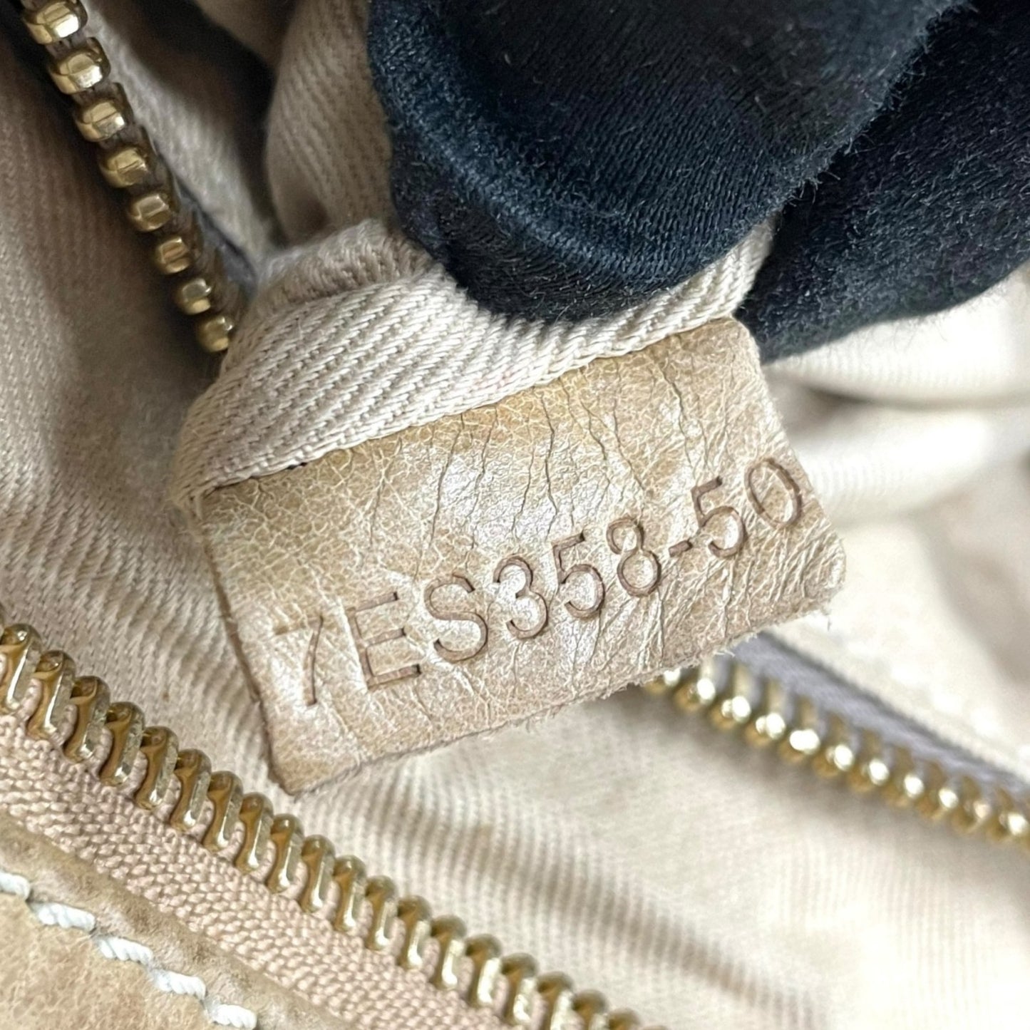 Chloe クロエ ベイ レザー トートバッグ 7ES358-50 ブラウン 牛革 ライトブラウン A4収納可能 Y2K VINTAGE archive 00s C7