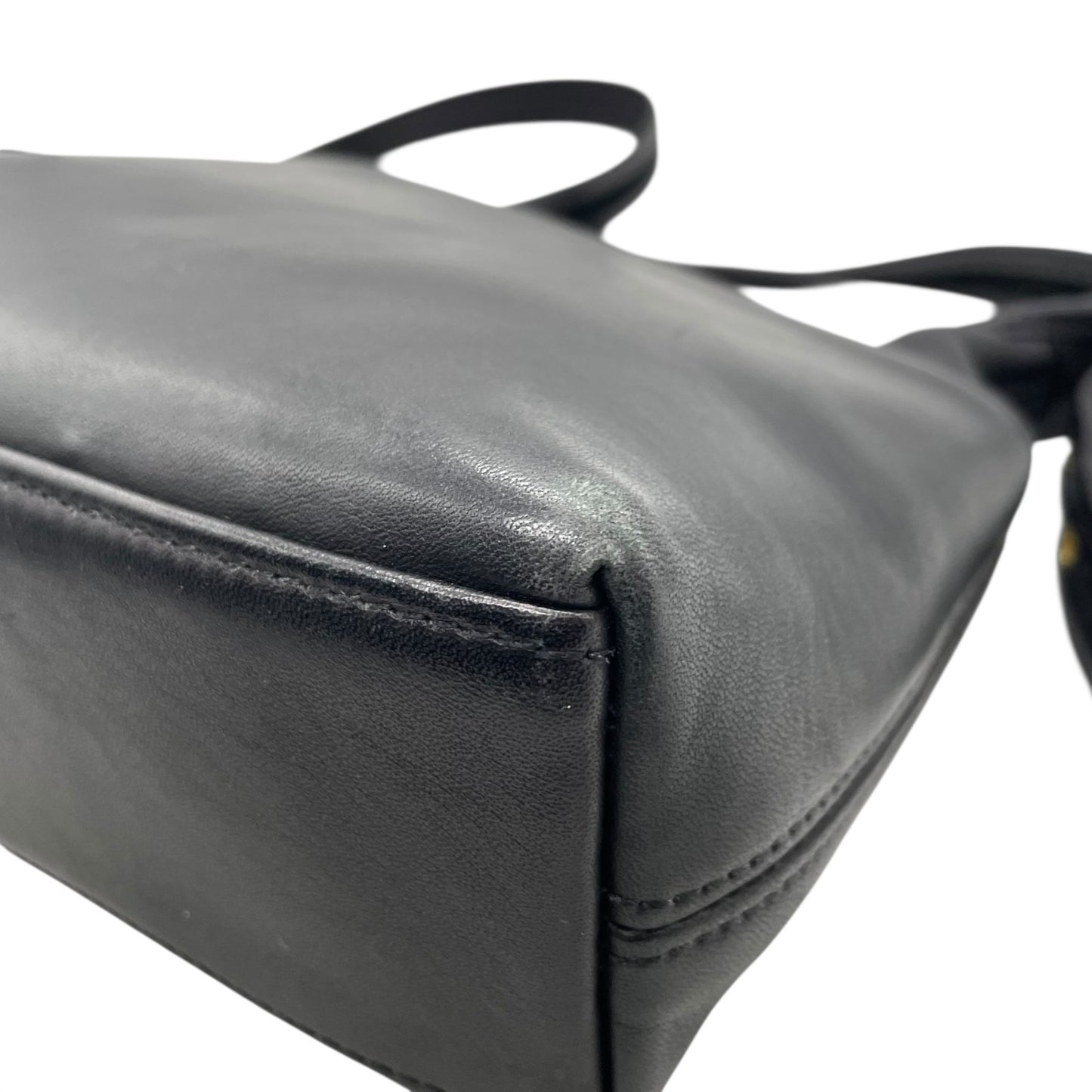 COACH OLD オールドコーチ 黒 ブラック ショルダーバッグ クロスボディ 斜め掛け ワンショルダーバッグ 肩掛け サコッシュ ポシェット オールレザー Vintage ヴィンテージ オールド 廃盤 稀少 9136 B1