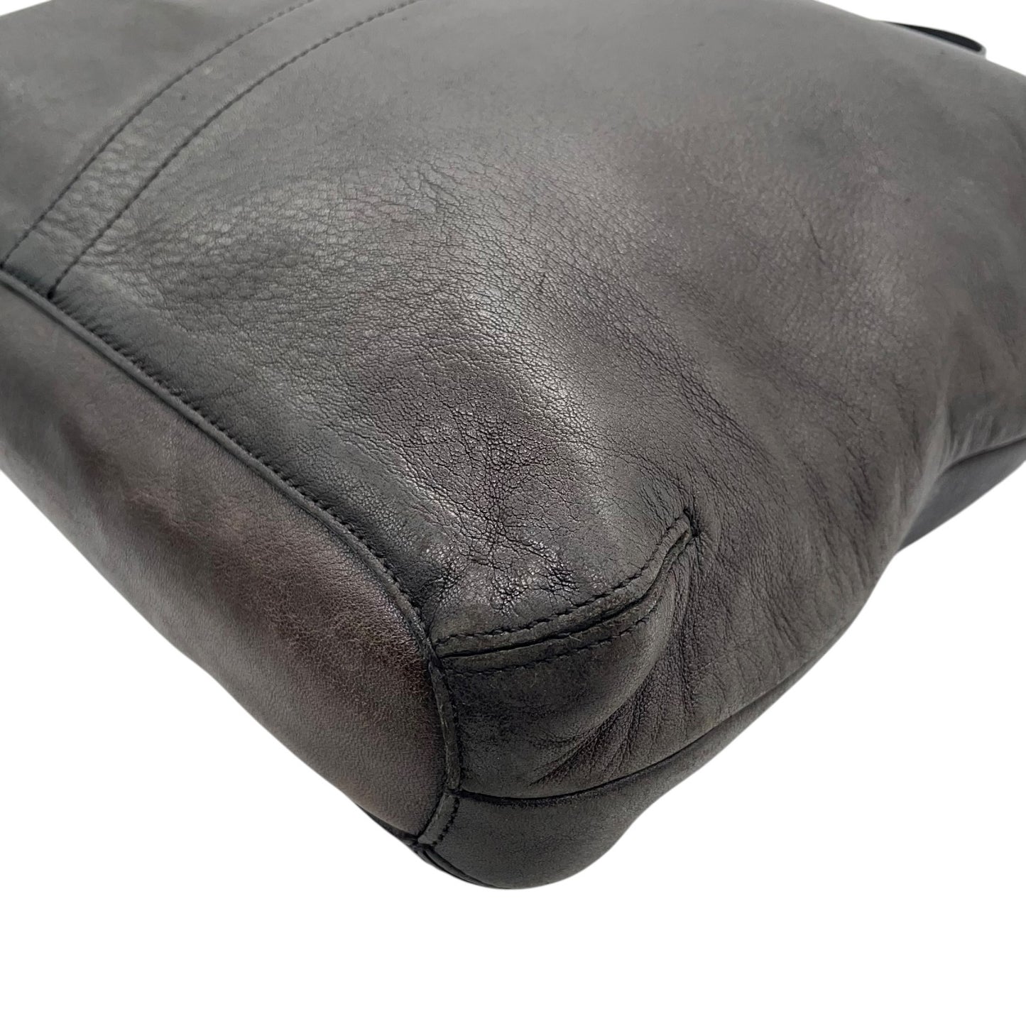 COACH コーチ オールドコーチ レザー ショルダーバッグ ブラック 黒 ヴィンテージ 9188 U2 本革 シンプル ミニマルデザイン USA製 Old Coach Shoulder Bag