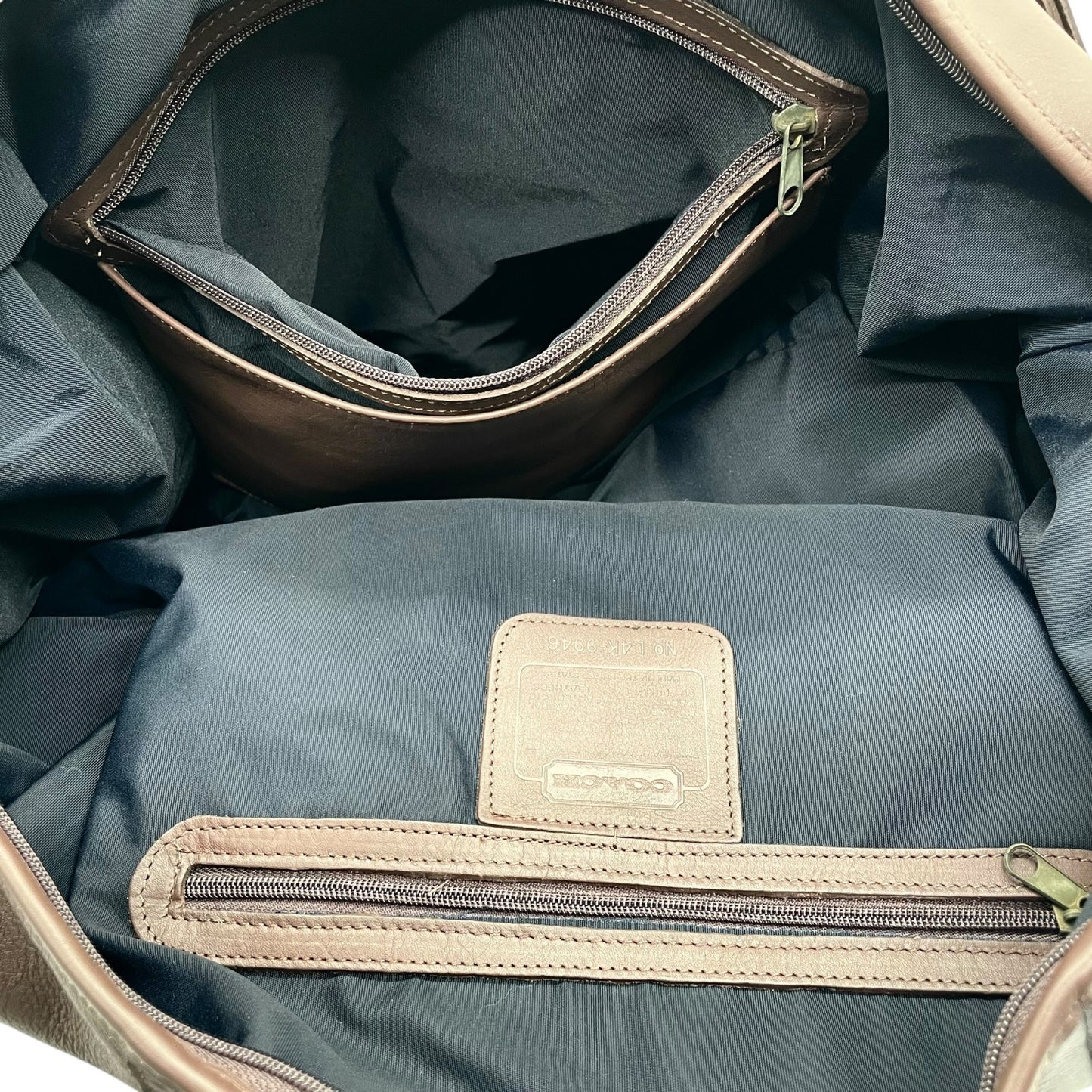 極美品 コーチ COACH レザー ボストンバッグ でかボストン 2WAY ショルダー付き 大容量 旅行 出張 茶色 ブラウン ゴールド金具 X