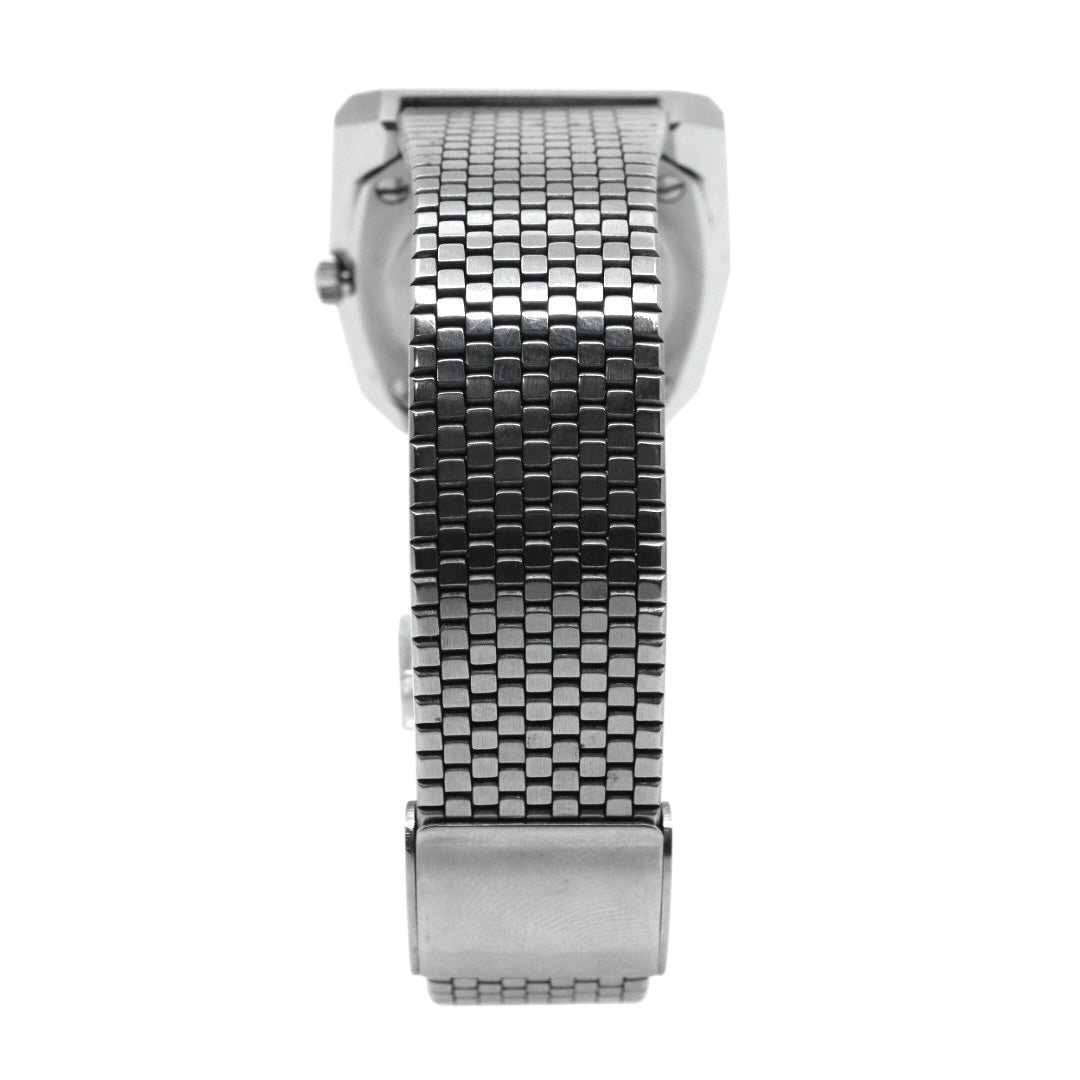 【稼働品】 RADO Elegance ラドー エレガンス 腕時計 自動巻き シルバー文字盤 スクエア デイト表示 メンズ レディース ユニセックス ヴィンテージ アナログ ドレスウォッチ アンティーク クラシック メッシュブレス G4