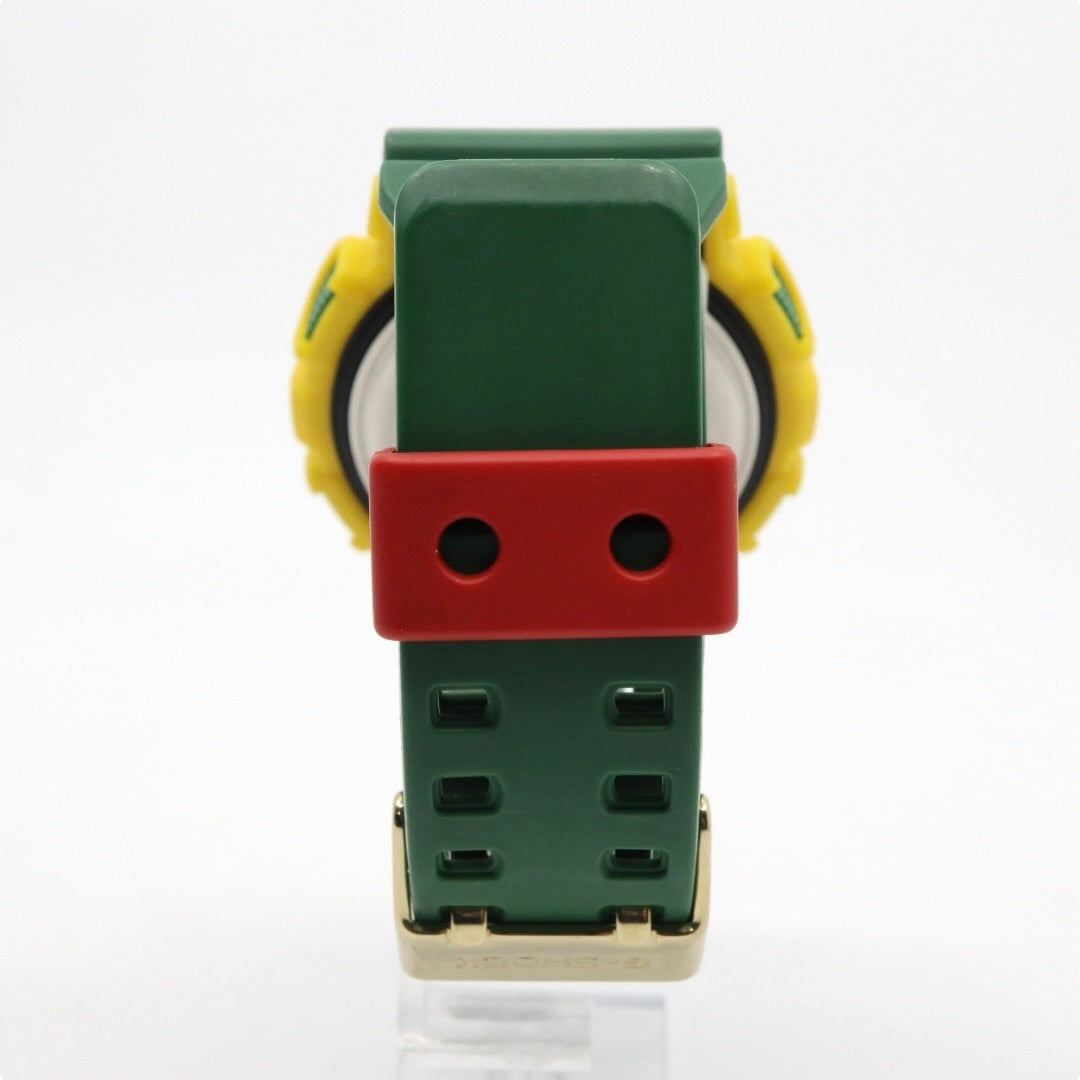 【未使用級/電池交換済】カシオ G-SHOCK GA-110RF ラスタファリアン 腕時計 メンズ アナデジ イエロー グリーン レッド ラスタカラー 20気圧防水 耐磁 JIS1種 耐衝撃構造 ストリート カジュアル ビッグケース クリーニング済み G5