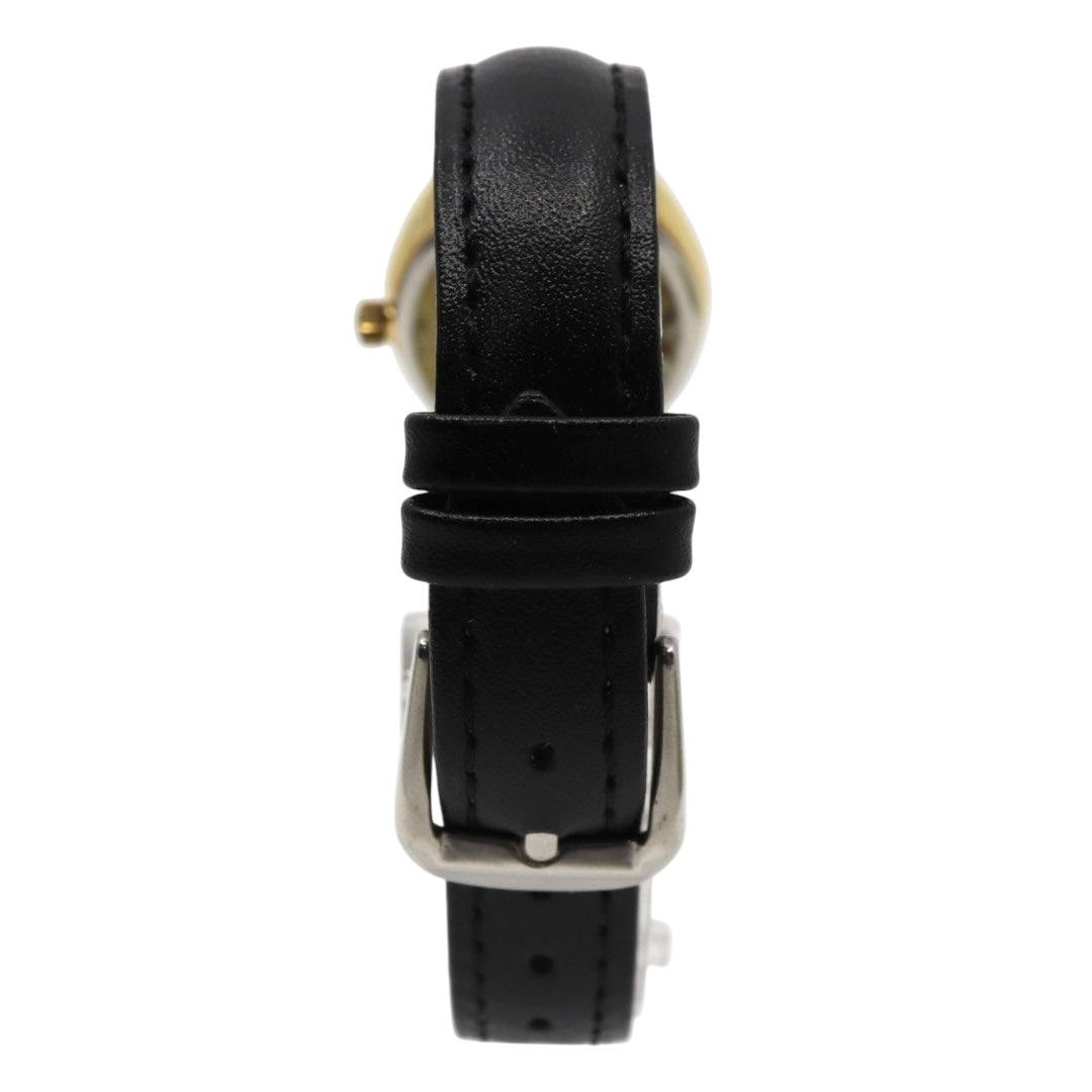 【美品/電池交換済/新品ベルト(社外品)】ラドー 腕時計 111.5141.2 レディース クオーツ ゴールド文字盤 デイト表示 ヴィンテージ アナログ ドレスウォッチ アンティーク クラシックデザイン エレガント 薄型 クリーニング済み G1