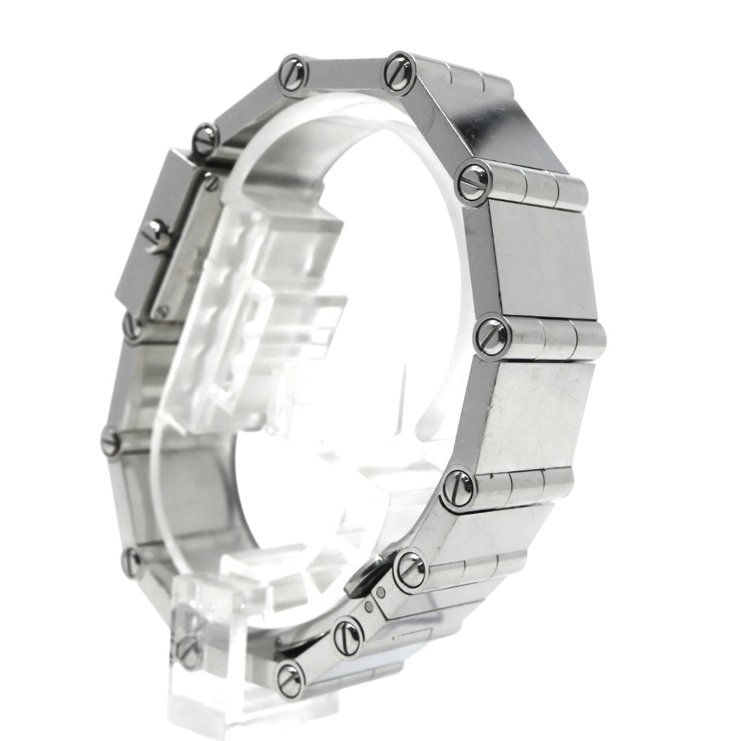 美品 電池交換済 クリーニング済 グッチ GUCCI 600L 腕時計 レディースウォッチ スクエア シルバー文字盤 ステンレススチール クォーツ アナログ バングル ブレスレット エレガント クラシック ドレスウォッチ 稼働品 G3