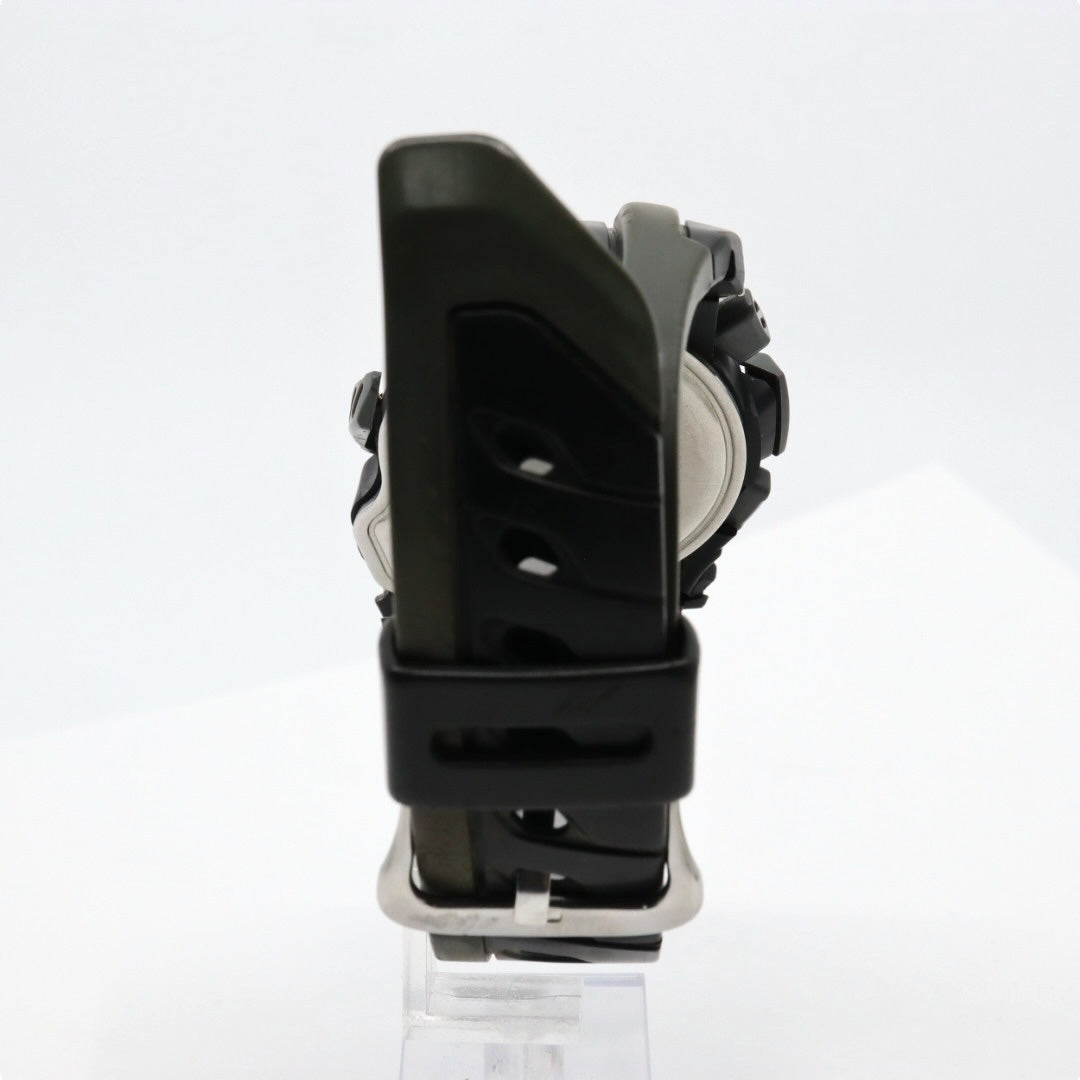 【電池交換済】カシオ G-SHOCK LUNGMAN DWG-100 腕時計 メンズウォッチ パルスチェック 心拍数計測 マスターオブG デジタル クォーツ ブラック ヴィンテージ 90年代 レア コレクターズアイテム 20気圧防水 耐衝撃構造 稼働品 G7