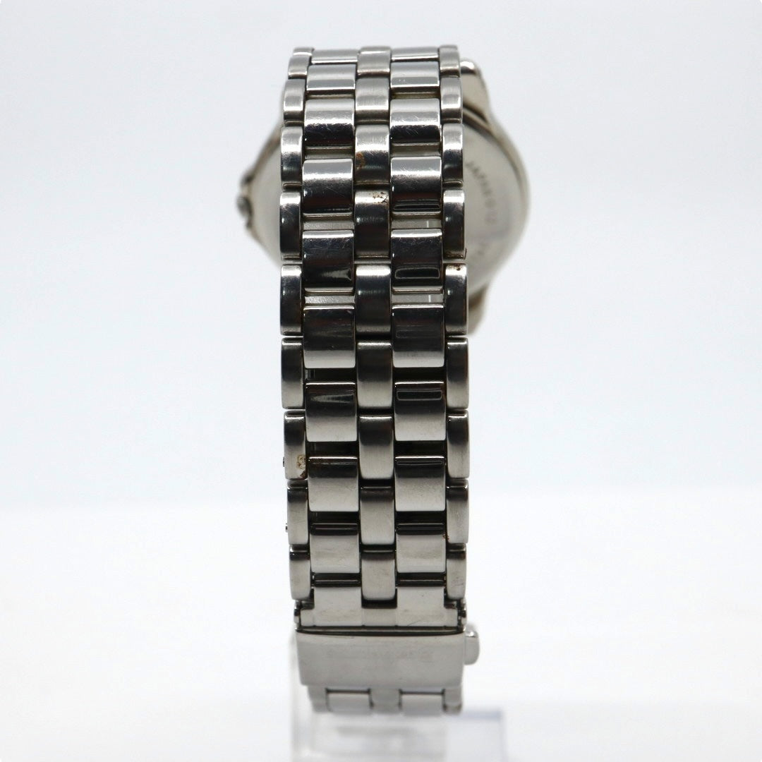 美品 電池交換済 クリーニング済 バーバリー Burberrys 腕時計 5530-F52339 メンズウォッチ クォーツ ネイビー文字盤 シルバー ステンレススチール ホースロゴ クラシック ヴィンテージ エレガント ドレスウォッチ ビジネス 稼働品 G3