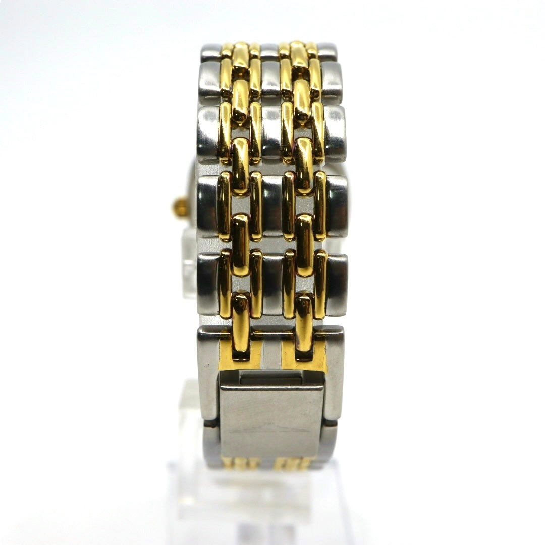 【美品/稼働品/電池交換済】ロンジン LONGINES 腕時計 7445 レディース クオーツ アナログ スクエア ゴールド文字盤 コンビブレス ヴィンテージ クラシック エレガント ドレスウォッチ SWISS MADE クリーニング済 G2