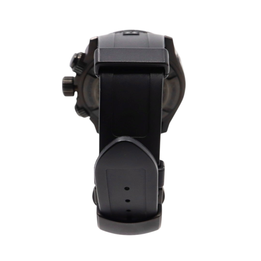 【新品同様/稼働品】エドックス EDOX クロノオフショア1 10020 メンズ腕時計 クオーツ クロノグラフ ビッグデイト カーボンダイヤル ブラック 300m防水 ダイバーズウォッチ パワーボート スイス製 スポーティ エレガント G7