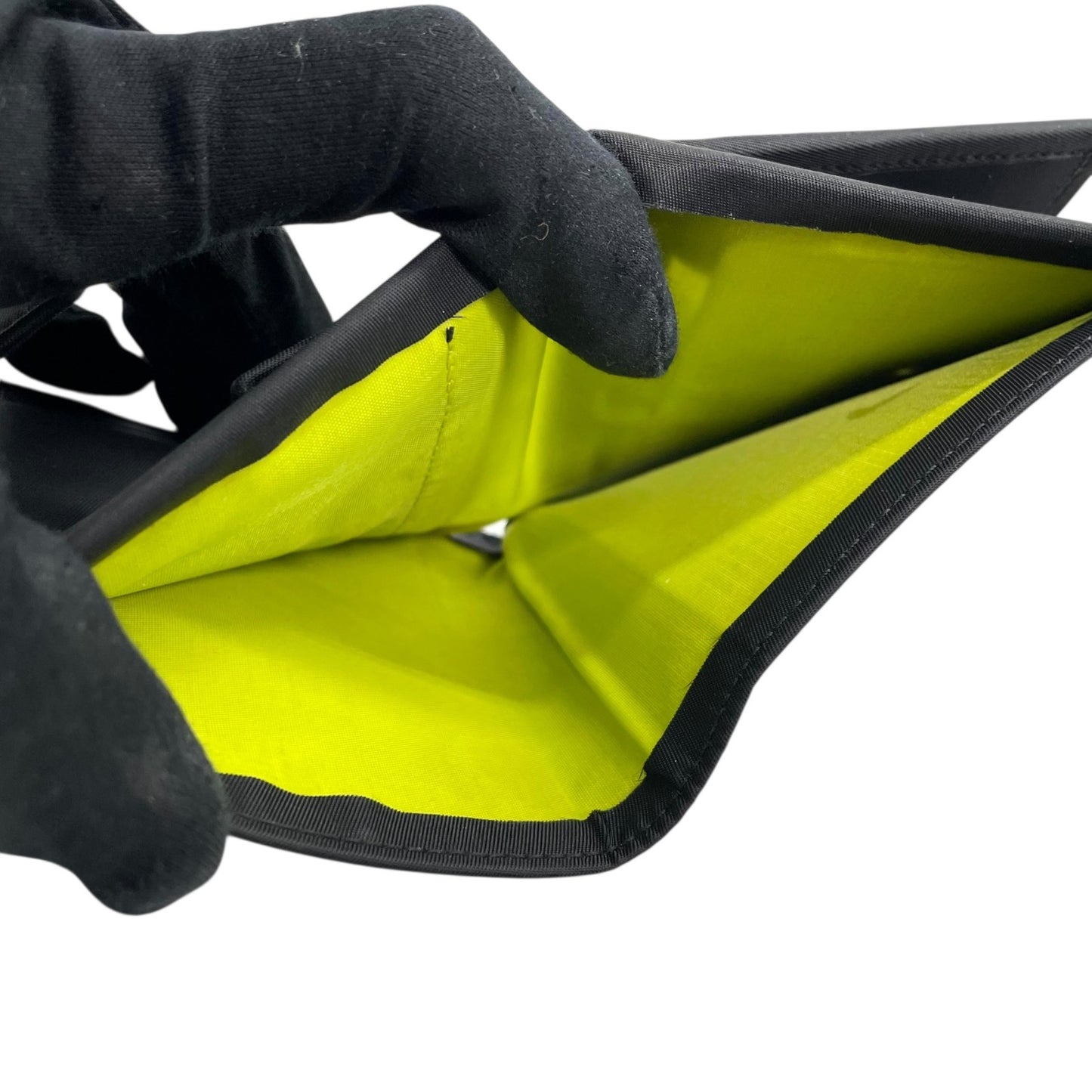 美品 ジバンシィ GIVENCHY ジバンシー 二つ折り財布 ナイロン Gロゴ 黒 ブラック 金金具 ゴールド金具 ヴィンテージ 6