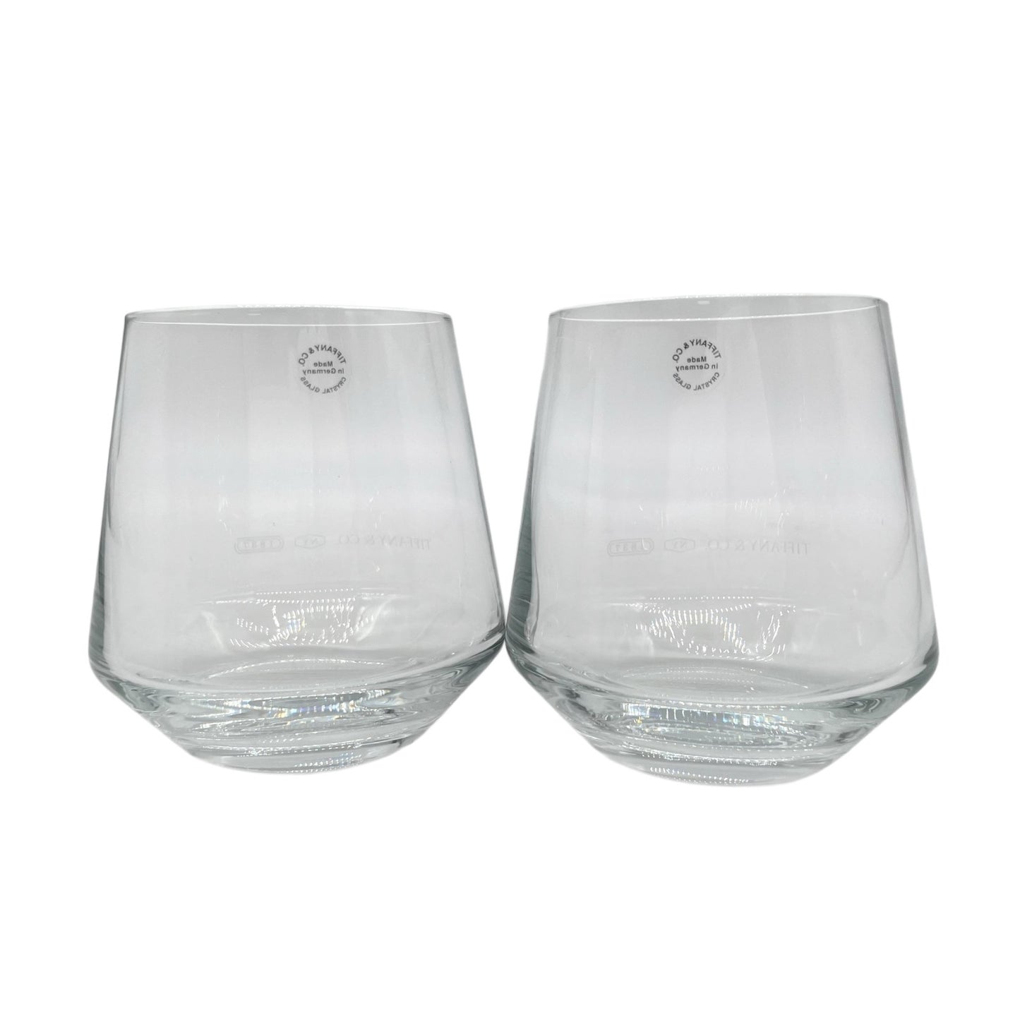 未使用 美品 Tiffany&Co. ティファニー 1837 タンブラーセット ペアタンブラー グラス コップ 箱付き