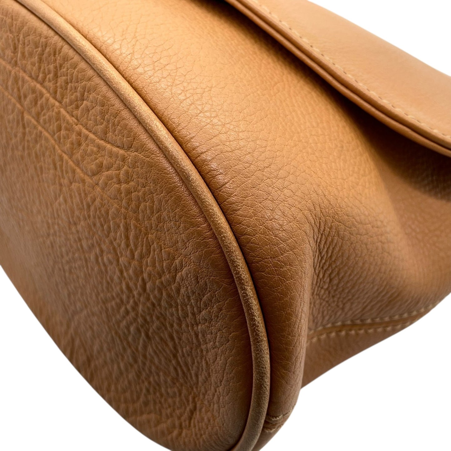 コーチ COACH ショルダーバッグ メッセンジャーバッグ キャメル ブラウン オールレザー シボ革 ゴールド金具 USA製 オールドコーチ ヴィンテージ 斜め掛け可 レディース U17