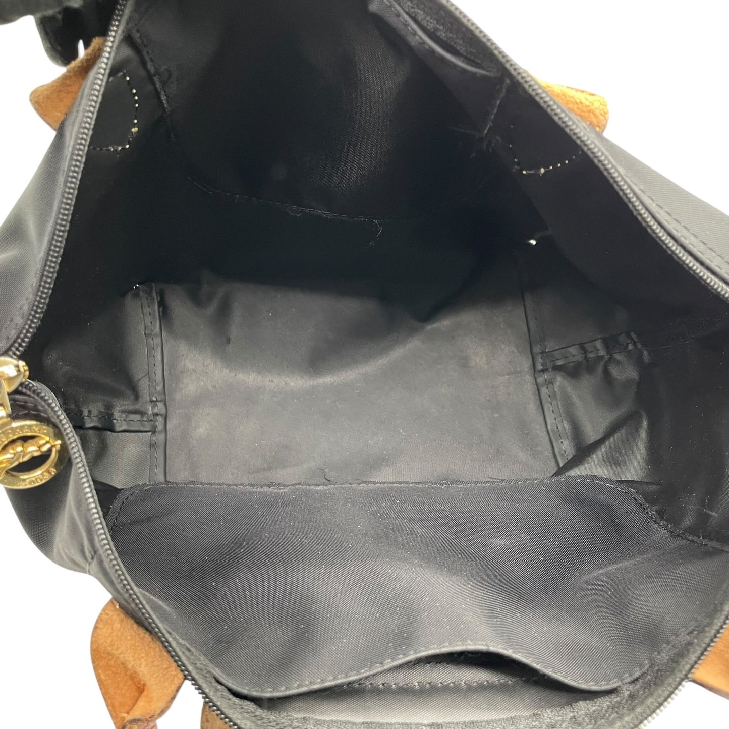 ロンシャン LONGCHAMP ル・プリアージュ トートバッグ Sサイズ ブラック黒 ブラウン 茶色 ナイロン レザー 折りたたみ 軽量 U17