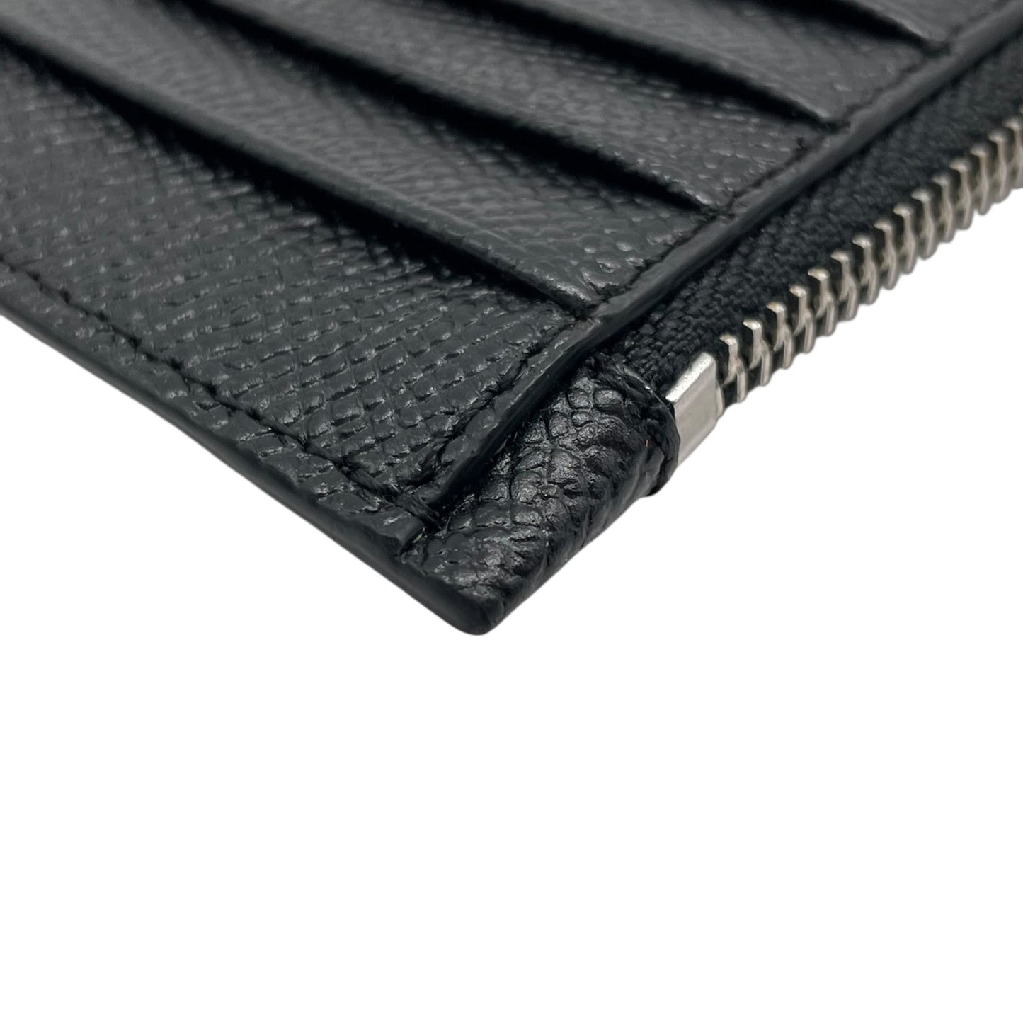 アミ パリス AMI PARIS アレクサンドル マテュッシ ジップカードホルダー フラグメントケース コインケース 小銭入れ カードケース ミニ財布 ブラック ノワール レザー レディース M5