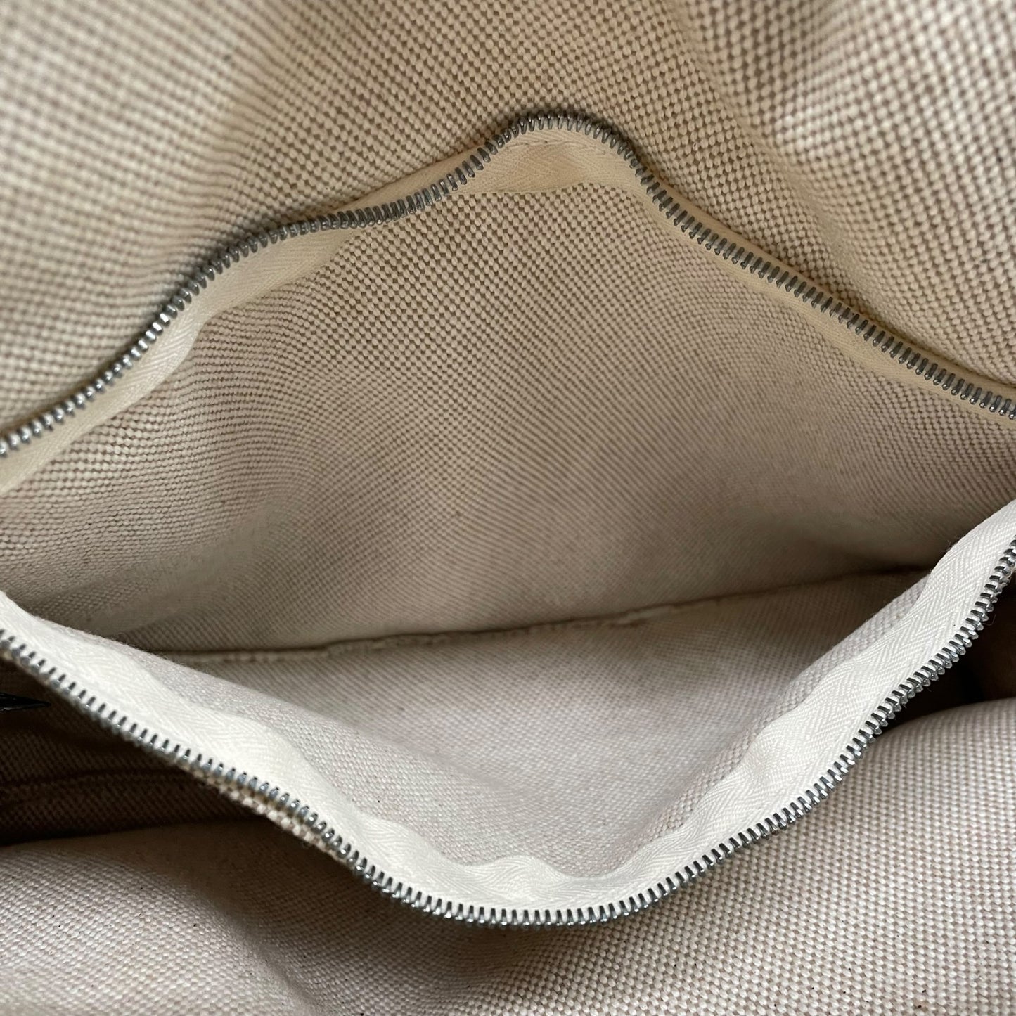 エルメス HERMES エールライン メッセンジャーPM ベージュ キャンバス ショルダーバッグ メンズ レディース ユニセックス B4