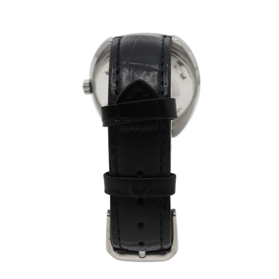 シチズン CITIZEN レオパード スーパー ビート8 自動巻き 腕時計 Ref.4-720431 1970年代 ステンレススチール ブルー×ゴールド レザー 23石 メンズ G4