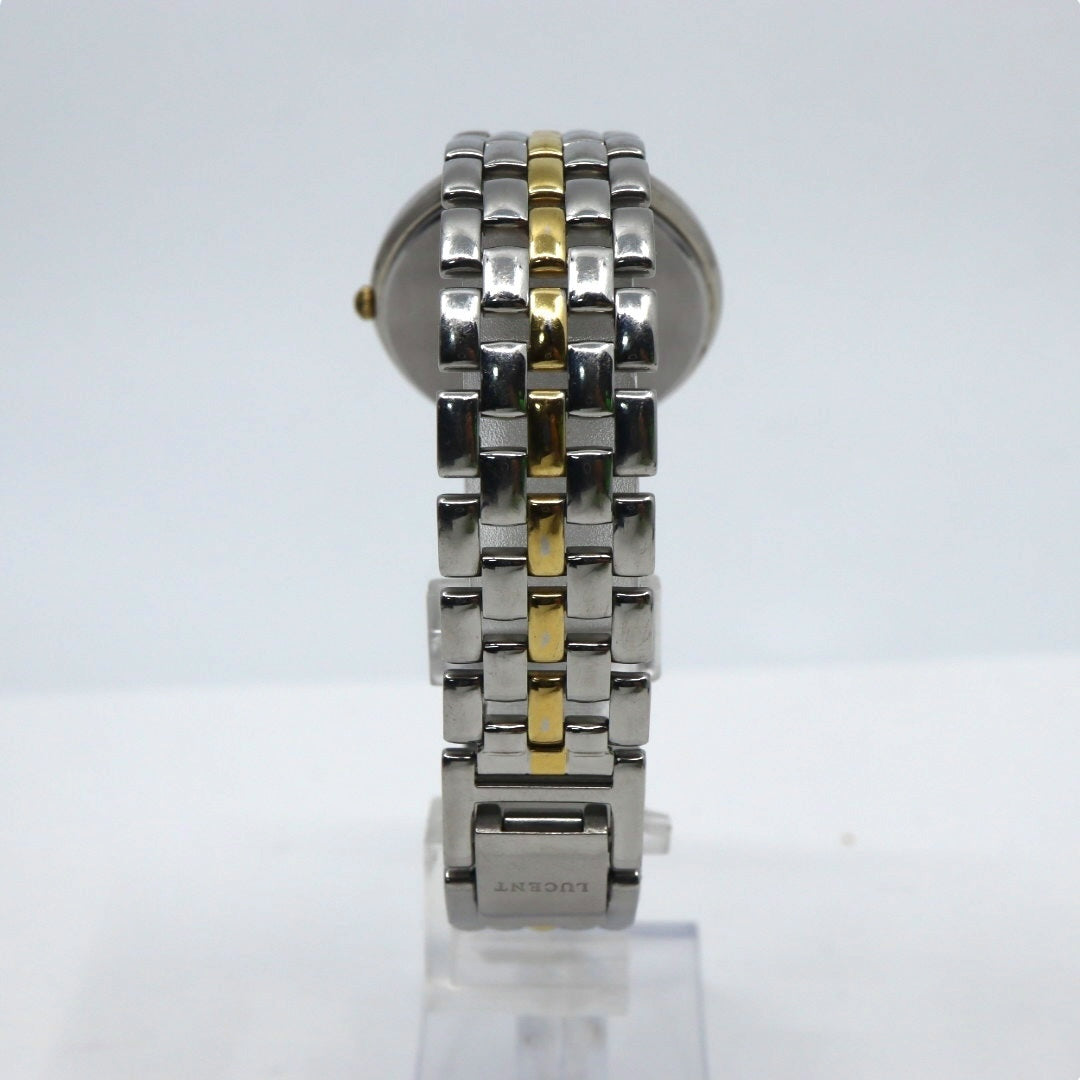 【電池交換済／稼働品】SEIKO セイコー ルーセント 腕時計 メンズ レディース ユニセックス クオーツ アナログ ローマンインデックス コンビカラー シルバー ゴールド ドレスウォッチ クラシックデザイン ビンテージ ファッション 7N01-614A G4