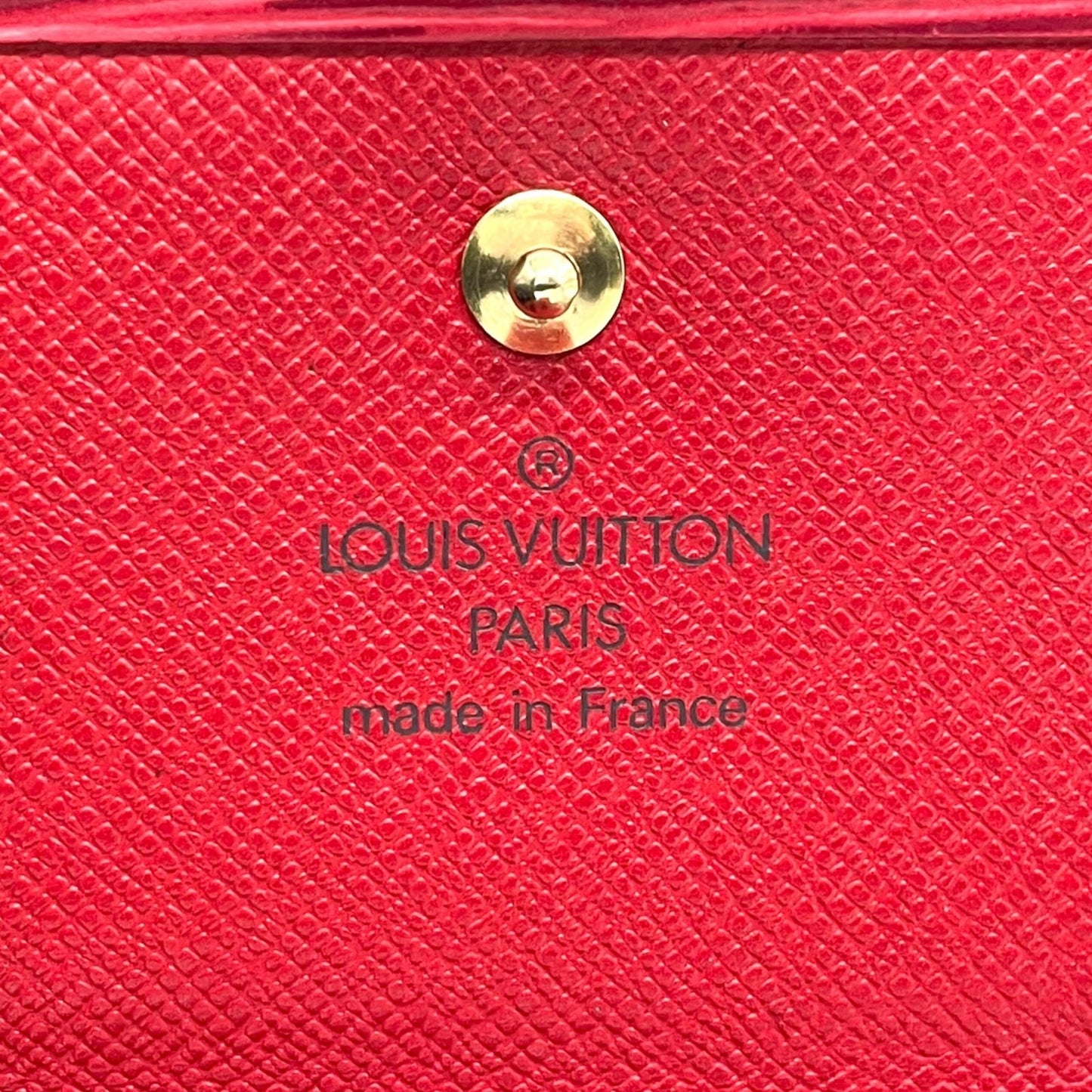 LOUIS VUITTON ルイヴィトン 三つ折り財布 エピ ポルトモネ ビエ カルト クレディ M63487 赤 レッド レザー M4