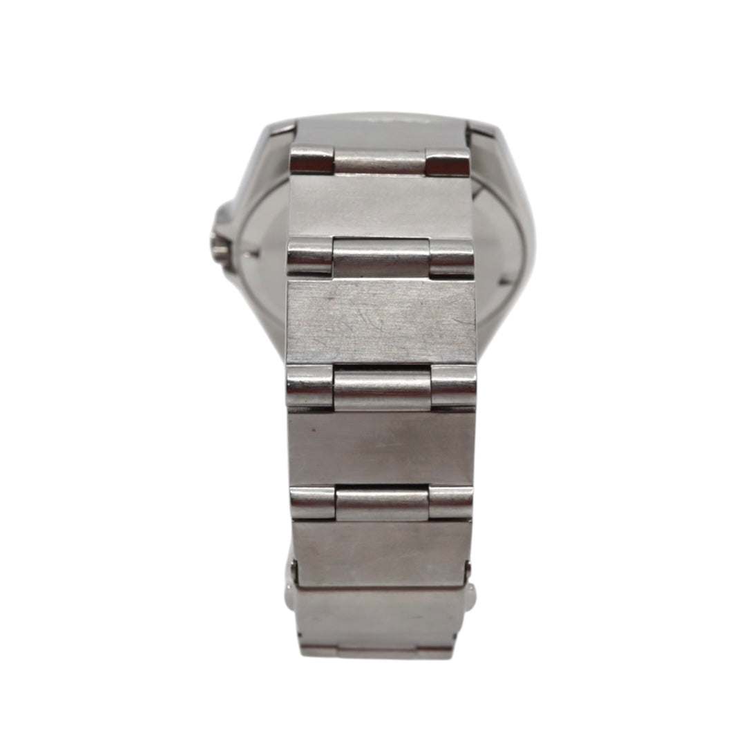 ポールスミス クローズドアイズ 腕時計 メンズ クォーツ ブルー文字盤 シルバー ステンレス シンプル ビジネス ドレスウォッチ アナログ 電池交換済み 稼働品 上品 フォーマル オフィス スタイリッシュ 銀 青 洗練 定番 人気モデル 10気圧防水 G10