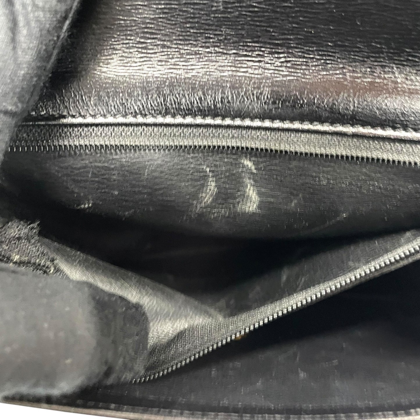 Authentic DIOR Handbag Black Leather Gold Hardware CD Logo Formal Women's Top Handle Flap Closure Vintage