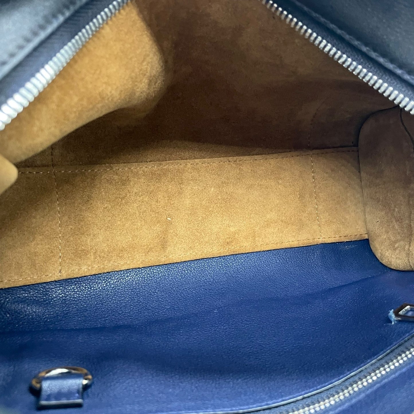 Authentic LOEWE Amazona 2WAY Handbag Shoulder Bag Black Leather Anagram