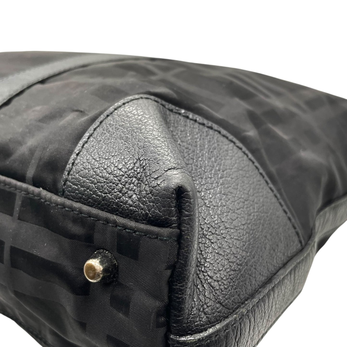 Authentic Burberry Black Label Business Tote Bag Black Nylon A4 Shoulder Men Unisex Large