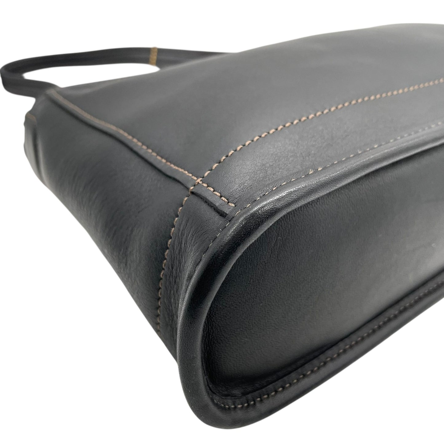 美品 COACH オールドコーチ VINTAGE ヴィンテージ ショルダーバッグ オールレザー 黒 ブラック グラブタンレザー グレインレザー 肩掛け ワンショルダー 本革 9309 U13