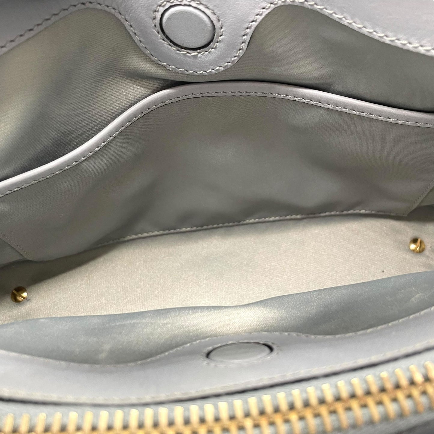 極美品 トッズ TOD'S Dキューブ スモール Dバッグ 2WAY ハンドバッグ ショルダーバッグ ミニボストン 肩掛け 斜め掛け グレーブルー 青 グレー 本革 レザー レディース A