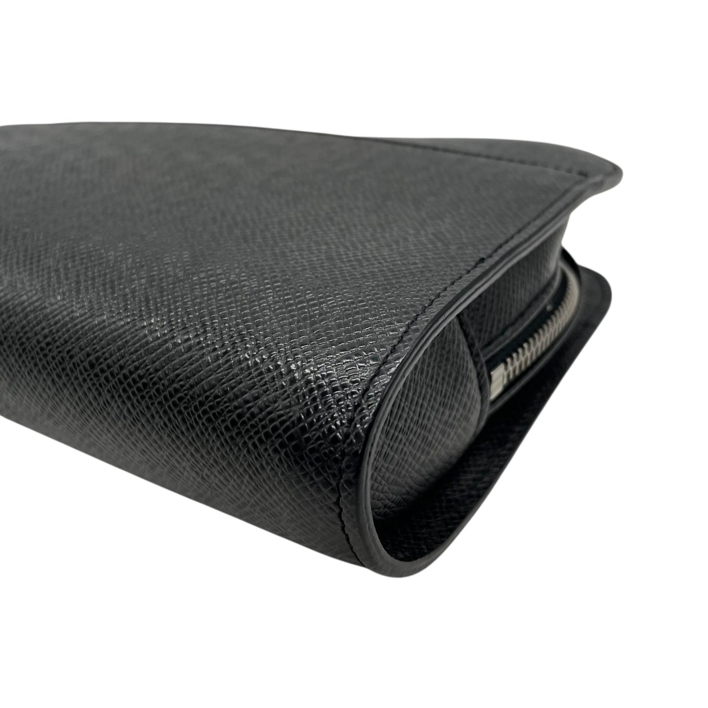 美品 Louis Vuitton ルイヴィトン M30182 タイガ バイカル セカンドバッグ レザー 黒 ブラック メンズ K3