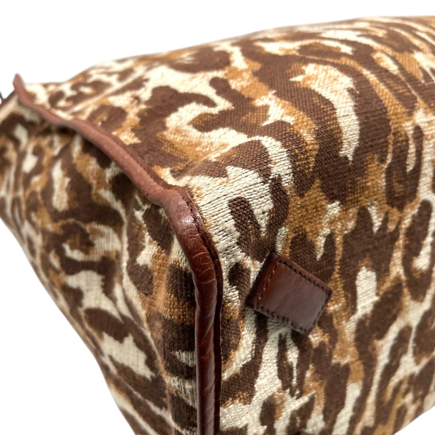 大人気 A VACATION アヴァケーション TANK トートバッグ レオパード A4収納 大容量 ブラウン ハンドバッグ レディース キャンバス×レザー E5