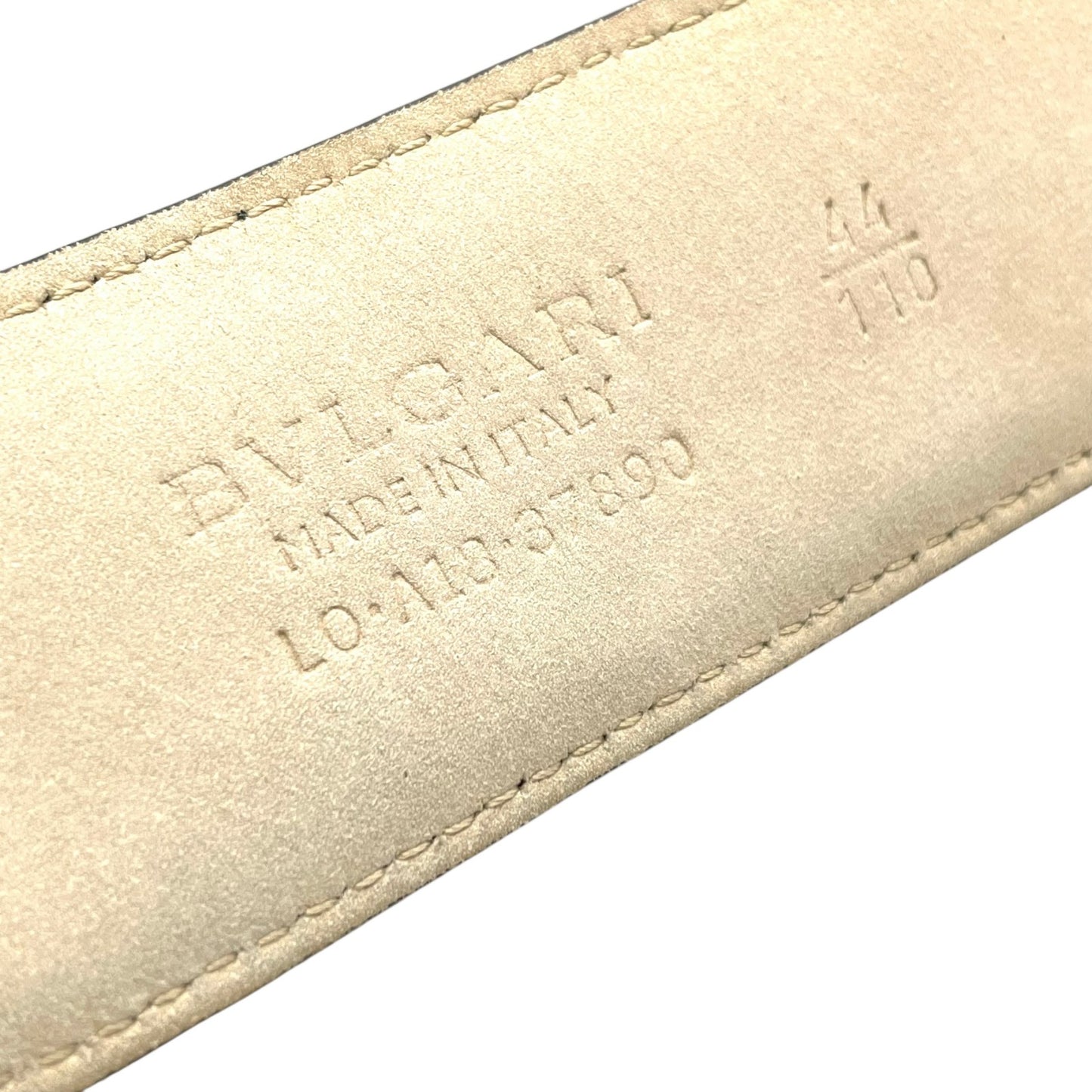 BVLGARI ブルガリ ベルト メンズ 本革 レザー ブラック 黒 サークル ロゴバックル リング シルバー金具 ビーゼロワン 高級 ブランド 紳士 箱付き ギャランティカード M4