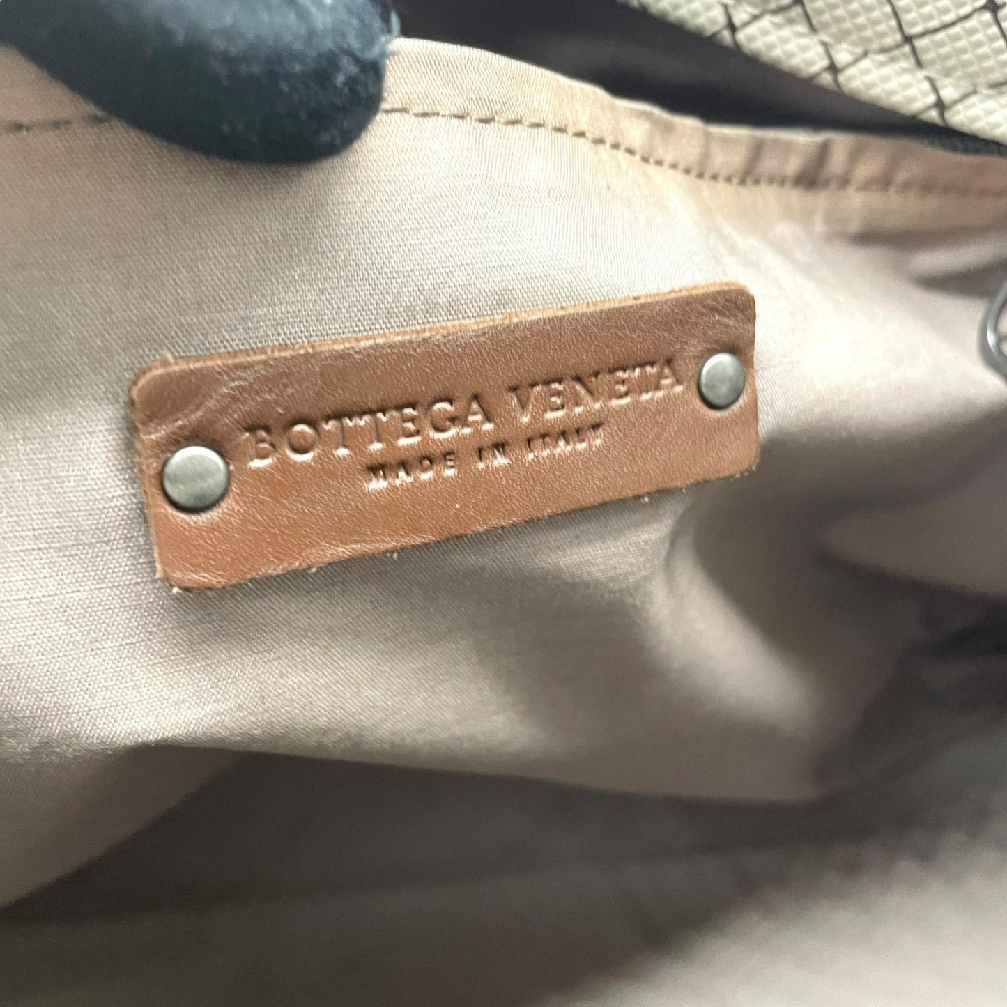 BOTTEGA VENETA ボッテガヴェネタ マルコポーロ イントレッチオジェット トートバッグ ハンドバッグ グレー ブラウン PVC ブラック金具 メンズ レディース 手提げ A